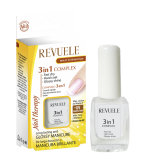 Revuele Nail Therapy Комплекс 3 в 1 – быстрое высыхание, твердое покрытие и глянцевый блеск