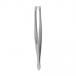 Пинцет для бровей прямой широкий Staleks Classic 10 TYPE 1 TC-10/1