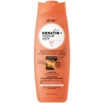 Шампунь  Восстановление и зеркальный блеск Витэкс Keratin+ Жидкий шелк