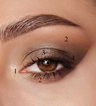 Тени для век матовые палетка Glam Look Luxvisage