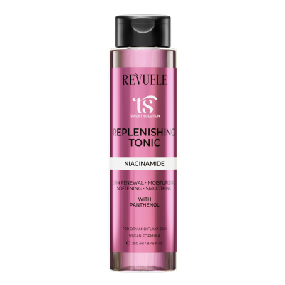 Подтягивающий тоник для лица Revuele Target Solution Replenishing Tonic Niacinamide, с ниацинамидом
