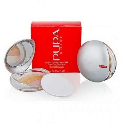 Пудра-румяна для лица Pupa Luminys Baked All Over