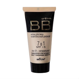 BB крем для лица комплексный дневной 7 в 1 SPF 15 Белита