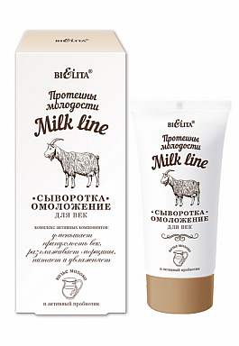 Сыворотка-омоложение для век Bielita Milk Line