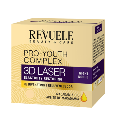 Ночной крем для лица Revuele 3D Laser