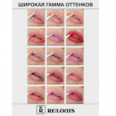 Блеск для губ с зеркальным эффектом Fashion Gloss Relouis