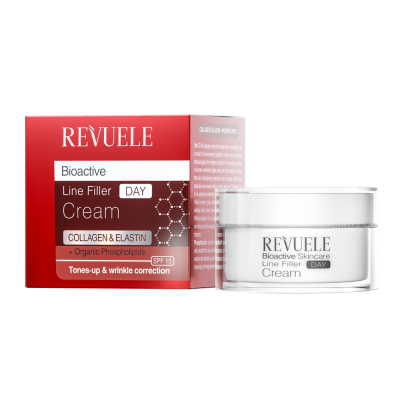 Дневной крем-филлер для лица Коллаген и Эластин Revuele Bioactive