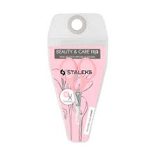 Ножницы универсальные STALEKS BEAUTY and CARE 11 TYPE 3 SBC-11 3 розовые