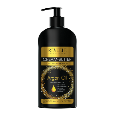Крем-масло для рук и тела Revuele Argan Oil Cream-Butter 5в1 Аргановое масло