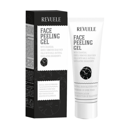 Гель-пилинг для лица с угольной пудрой Revuele Peeling ge