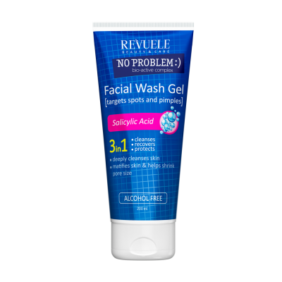 Гель для умывания Revuele No Problem Washing Gel от прыщей с салициловой кислотой