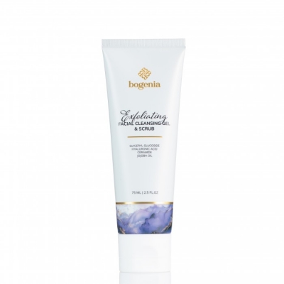 Отшелушивающий гель-скраб Exfoliating Facial Cleansing Gel & Scrub Bogenia BG431