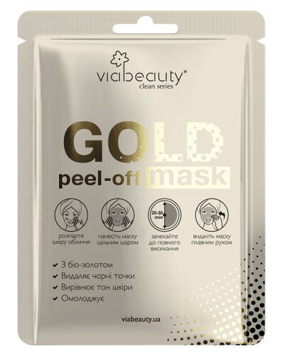 Via Beauty Маска Gold peel-off mask