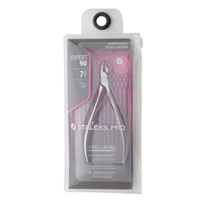 Кусачки профессиональные для кожи STALEKS PRO EXPERT NE-90-7