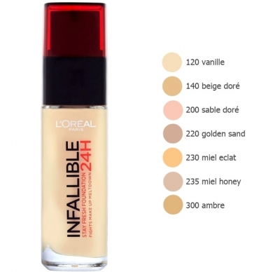 L`OREAL  PARIS  INFALLIBLE  24h Stay Fresh Foundation