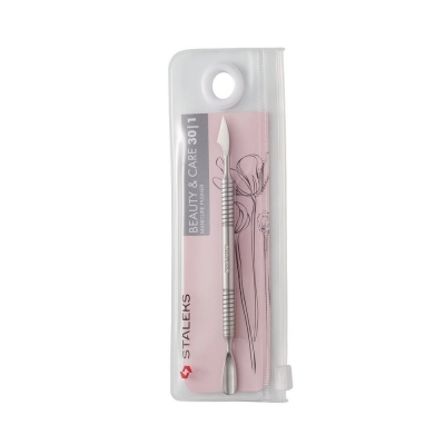 Лопатка маникюрная закругленная пушер + топорик Staleks Beauty&Care 30 Type 1 PBC-30/1