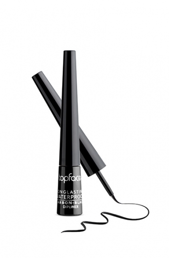 Подводка для глаз TOPFACE CARBON BLACK SHINE  PT406