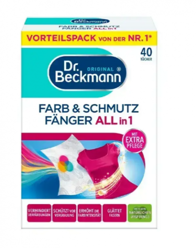 Салфетки для обновления цветных тканей Dr. Beckmann Farb&Schmutz Fanger 3in1
