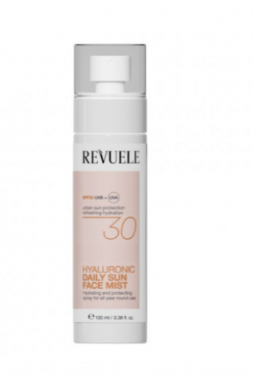Спрей для лица ежедневный солнцезащитный с гиалуроновой кислотой Reveule SPF 30, 100 мл