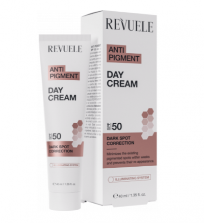 Крем для лица дневной против пигментации Revuele  SPF 50