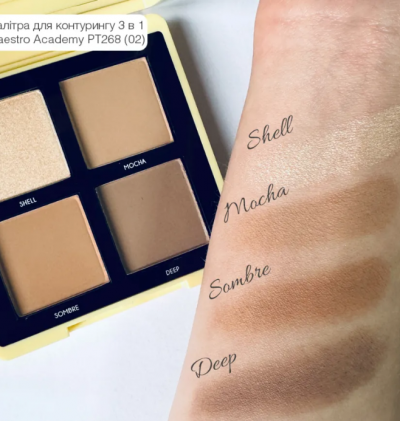 Палитра для контуринга 3 в 1 TopFace Maestro Academy PT268
