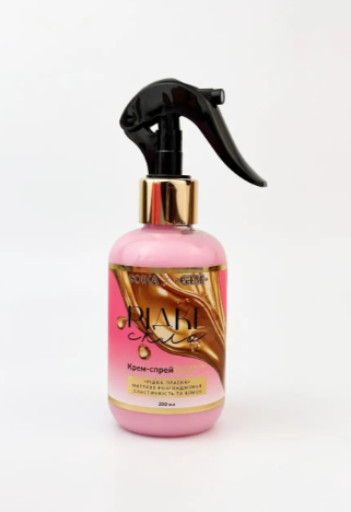 Soika Крем-спрей для волос Жидкий утюг Мгновенное разглаживание, эластичность и блеск