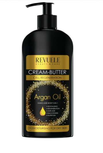 Крем-масло для рук и тела Revuele Argan Oil Cream-Butter 5в1 Аргановое масло
