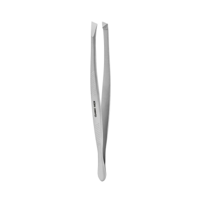Пинцет для бровей скошенный широкий Staleks Classic 10 TYPE 3 TC-10/3