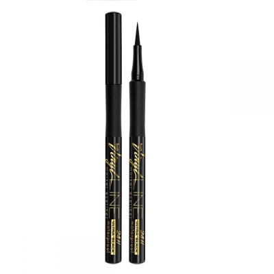 Подводка-фломастер для глаз Luxvisage Vinyl line ultra black 24h waterproof